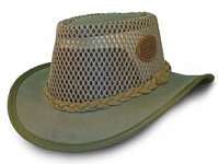 African Canvas Mesh Bush Hat (Olive Green Color)