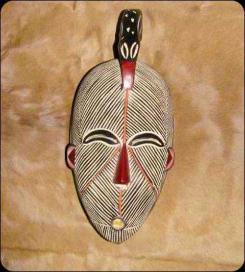 Hand Tribal Punu Mask from Gabon