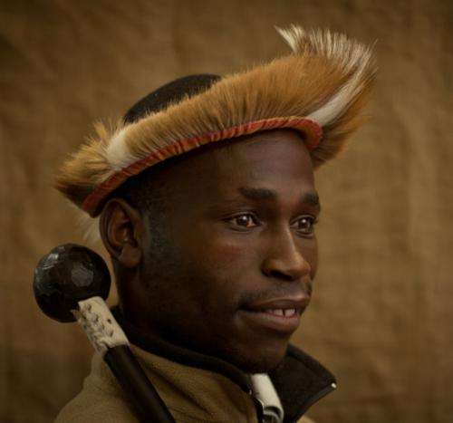 Springbok hide Zulu headband