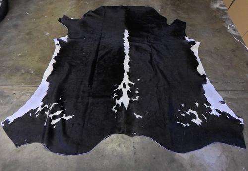 A grade black and white Nguni skin