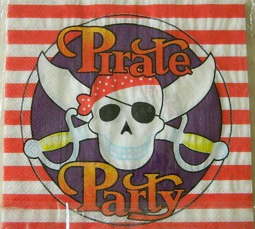 Serviette - Pirates