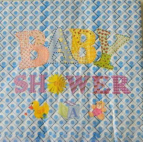 Serviette - Baby Shower Boy