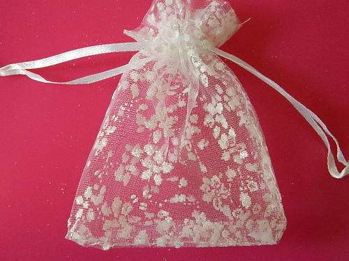 Organza Bag - White