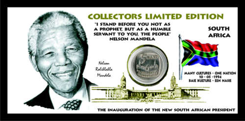 ** Collectors Limited Edition ** 1994 Presidential Inauguration R5 Coin Pack - Get Yours Now !!!