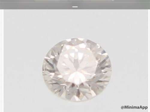 0.26 Carat K Color VS2 Round Brilliant Natural Loose Diamond For Ring
