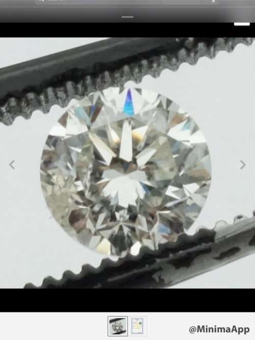 Certified 100%Natural Nice Sparkle Fire Lustre Round DIAMOND