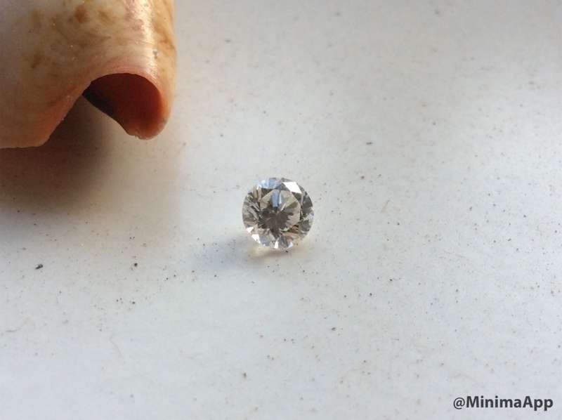 Certified 100%Natural Nice Sparkle Fire Lustre 0.46ct  Round DIAMOND