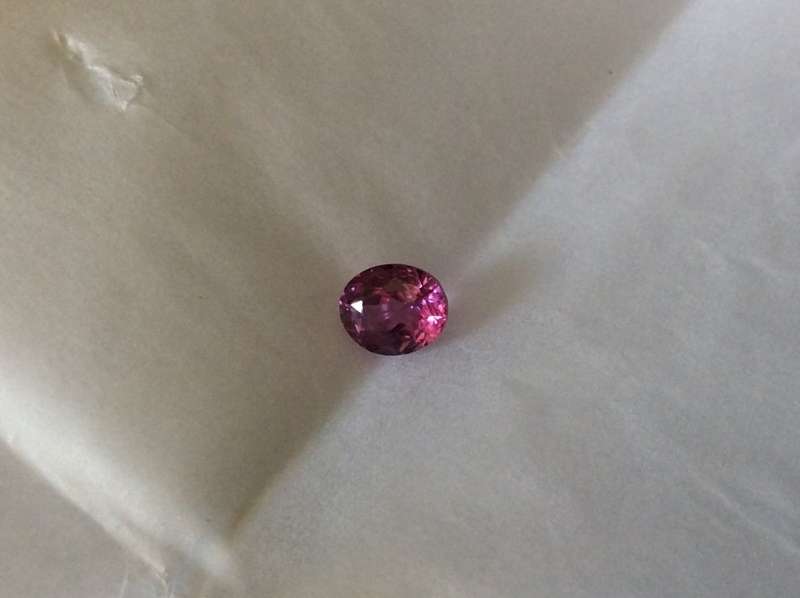 1.05 Ct Ceylon Natural Unheated Pink Sapphire Oval Mixed Cut  Loose Gem