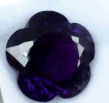 DEEP RICH PURPLE FANCY CUT AMETHYST!  17.500CTS !!!