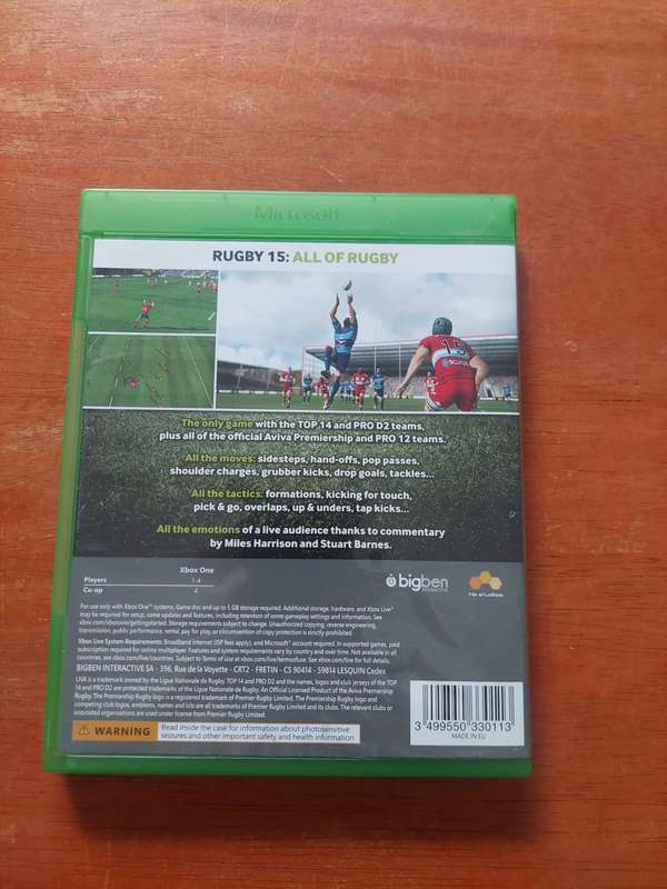 Rugby 15