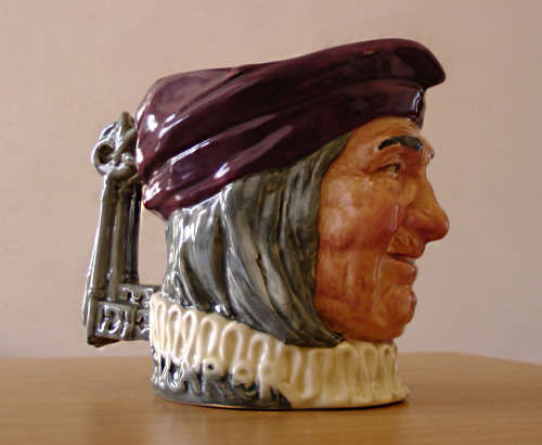 Royal Doulton Simon The Cellarar "A" Mark Character Jug Large