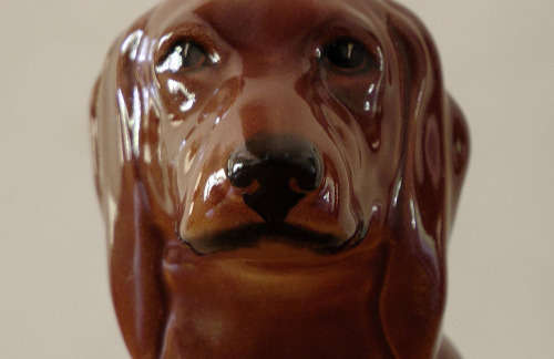 Beswick Dachshund Dog Tan Figurine 361, England, Gloss, Vintage 1936-1983, Backstamped, EUC