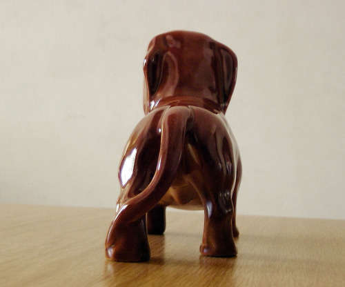 Beswick Dachshund Dog Tan Figurine 361, England, Gloss, Vintage 1936-1983, Backstamped, EUC