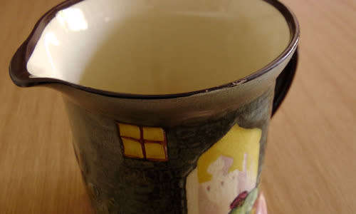 Royal Doulton Moorish Gateway Jug Tunis Allen D4601 c.1926 England Excellent