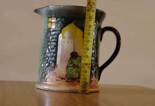 Royal Doulton Moorish Gateway Jug Tunis Allen D4601 c.1926 England Excellent