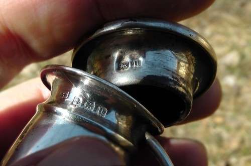 Henry Griffith and Sons Antique Solid Sterling Pepperette Salt Pot Birmingham 1919 England EUC
