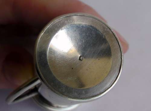 Henry Griffith and Sons Antique Solid Sterling Pepperette Salt Pot Birmingham 1919 England EUC