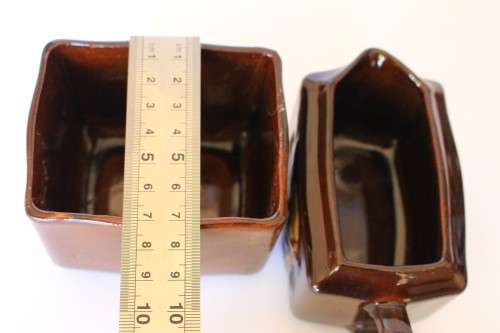 Royal Doulton Kingsware Witch Seriesware Teaset Creamer w Sugarbowl Chares Noke c1902-22 Rare
