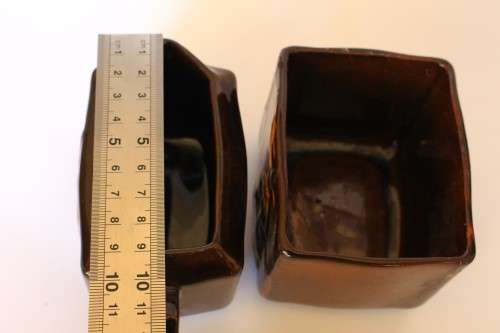Royal Doulton Kingsware Witch Seriesware Teaset Creamer w Sugarbowl Chares Noke c1902-22 Rare