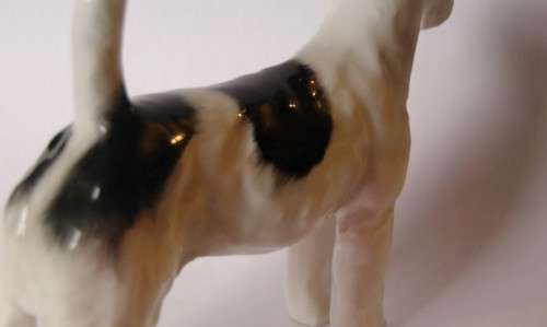 Royal Doulton Rough Haired Terrier HN1014 Crackley Startler Frederick Daws c1931-85 Near Mint