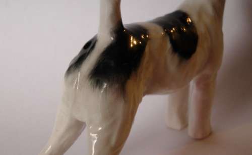 Royal Doulton Rough Haired Terrier HN1014 Crackley Startler Frederick Daws c1931-85 Near Mint