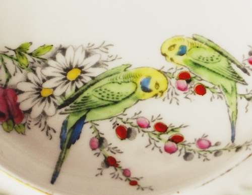 Paragon Margaret Rose bon bon dish, sweets candy dish, nut dish, olive dish, trinket 1930 excellent