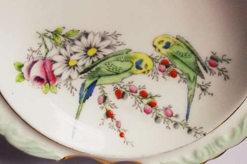 Paragon Margaret Rose bon bon dish, sweets candy dish, nut dish, olive dish, trinket 1930 excellent