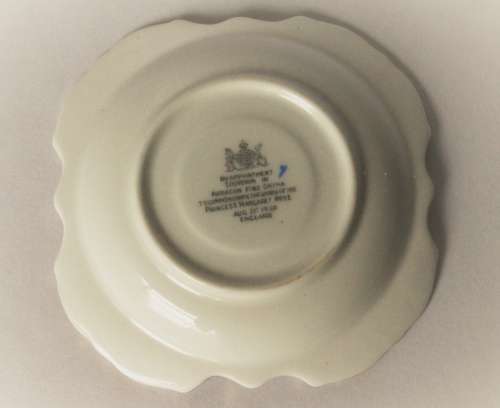 Paragon Margaret Rose bon bon dish, sweets candy dish, nut dish, olive dish, trinket 1930 excellent
