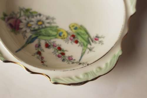 Paragon Margaret Rose bon bon dish, sweets candy dish, nut dish, olive dish, trinket 1930 excellent