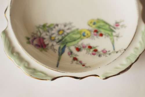 Paragon Margaret Rose bon bon dish, sweets candy dish, nut dish, olive dish, trinket 1930 excellent