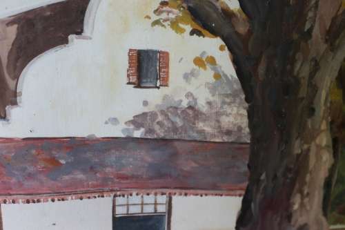 H. Anderson Signed Steenberg Tokai Original Gouache Painting Framed Landscape South African Art