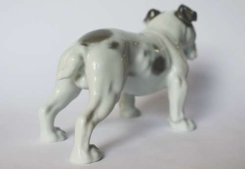 Vintage Rosenthal English Bulldog Porcelain Animal Figurine 345 c 1920 Germany Near Mint