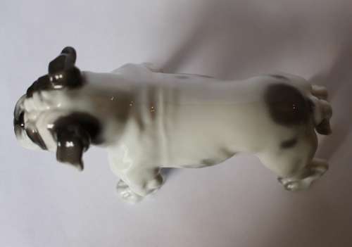 Vintage Rosenthal English Bulldog Porcelain Animal Figurine 345 c 1920 Germany Near Mint