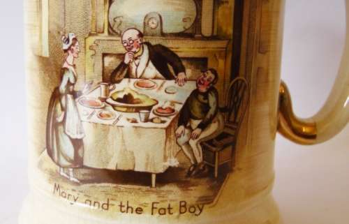 Arthur Wood 3 Master Bates Explains a Point, David Dines with Micawber, Mary and the Fat Boy Tankard