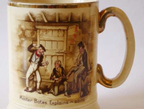 Arthur Wood 3 Master Bates Explains a Point, David Dines with Micawber, Mary and the Fat Boy Tankard