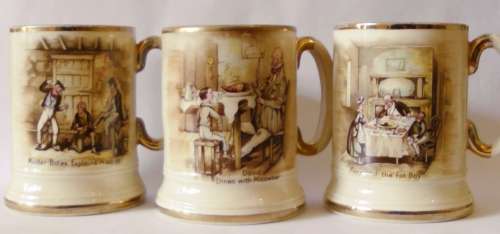 Arthur Wood 3 Master Bates Explains a Point, David Dines with Micawber, Mary and the Fat Boy Tankard