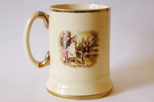 Arthur Wood 3 Master Bates Explains a Point, David Dines with Micawber, Mary and the Fat Boy Tankard