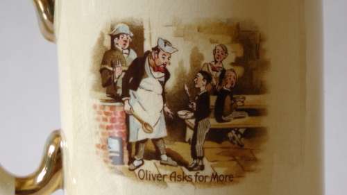Arthur Wood 3 Master Bates Explains a Point, David Dines with Micawber, Mary and the Fat Boy Tankard