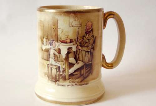 Arthur Wood 3 Master Bates Explains a Point, David Dines with Micawber, Mary and the Fat Boy Tankard