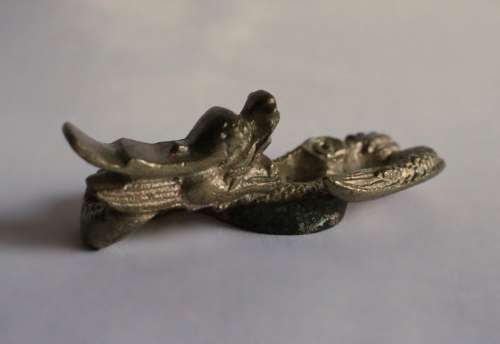Antique Chinese Dragon Cast Iron Statue Figurine Paper Weight Metal Asian Oriental Art Dragon In Sky