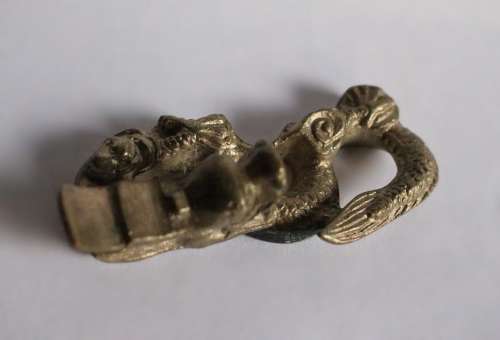 Antique Chinese Dragon Cast Iron Statue Figurine Paper Weight Metal Asian Oriental Art Dragon In Sky