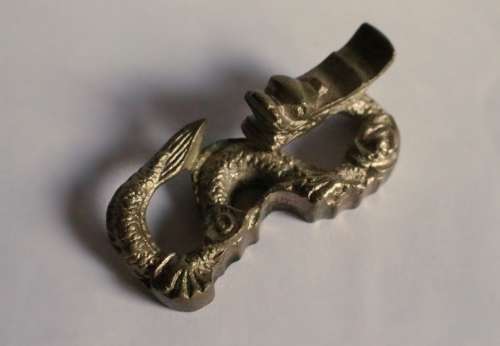 Antique Chinese Dragon Cast Iron Statue Figurine Paper Weight Metal Asian Oriental Art Dragon In Sky