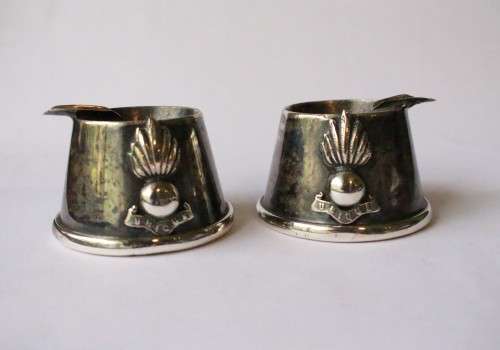 British Royal Artillery Ubique Word War I Great War WW1 Metal Ashtray Trench Art Militaria Rare