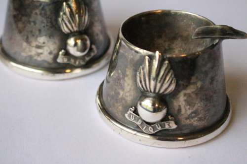British Royal Artillery Ubique Word War I Great War WW1 Metal Ashtray Trench Art Militaria Rare