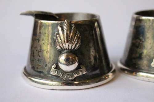 British Royal Artillery Ubique Word War I Great War WW1 Metal Ashtray Trench Art Militaria Rare