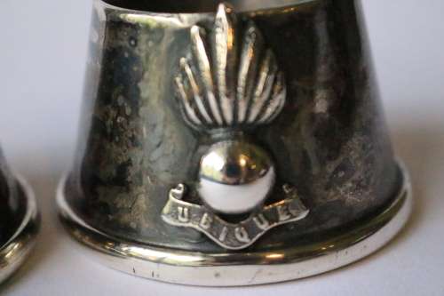 British Royal Artillery Ubique Word War I Great War WW1 Metal Ashtray Trench Art Militaria Rare