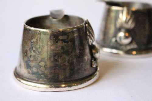 British Royal Artillery Ubique Word War I Great War WW1 Metal Ashtray Trench Art Militaria Rare