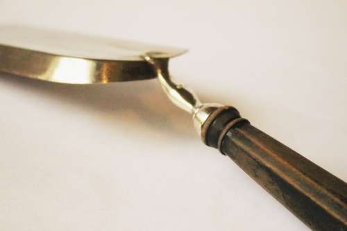 Antique Cake Slice Pie Server Cake Shovel Side Dish Lifter Food Server Dining Entertaining EUC Rare