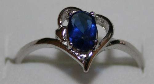 Hand-crafted .925 Sterling Silver Small CZ Ring (LR904)