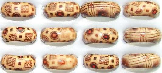 50x High Quality Handmade Painted Wooden Ring